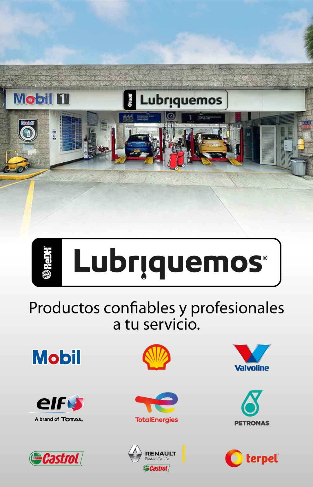 Banner Centro de lubricación Lubriquemos