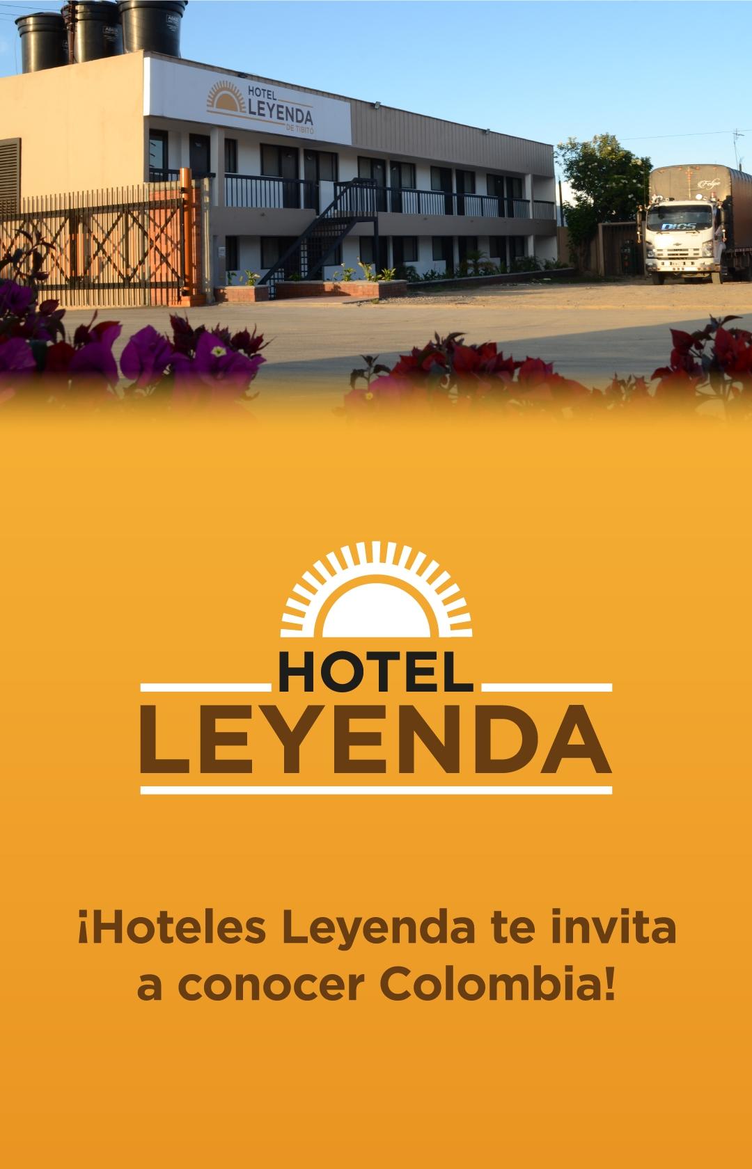 Banner móvil Hoteles Leyenda, te invita a conocer Colombia