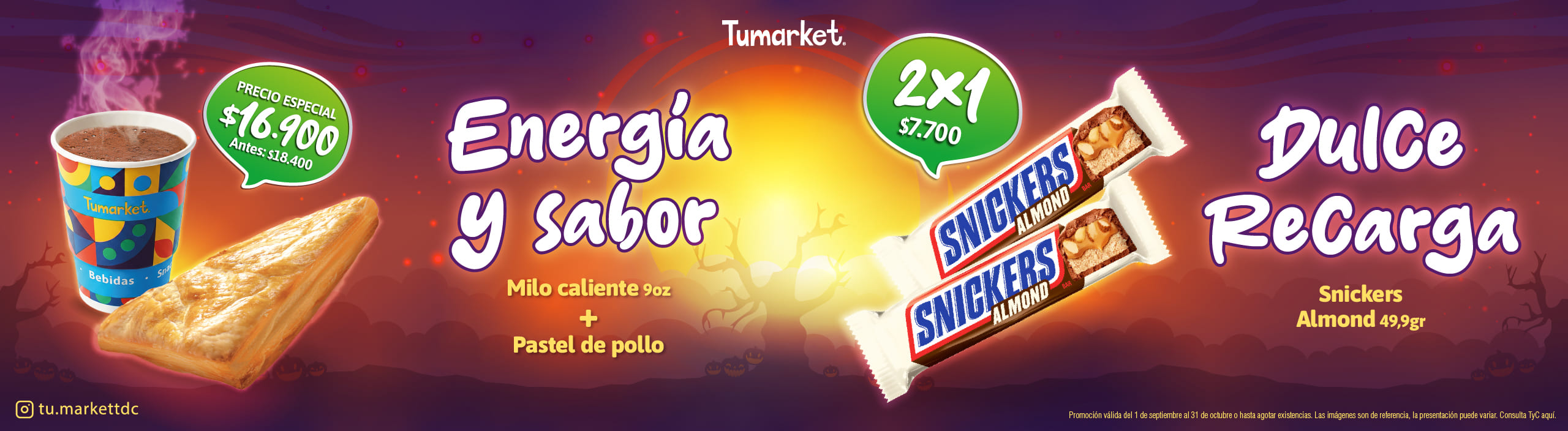 Tumarket Banner_Milo - Snickers